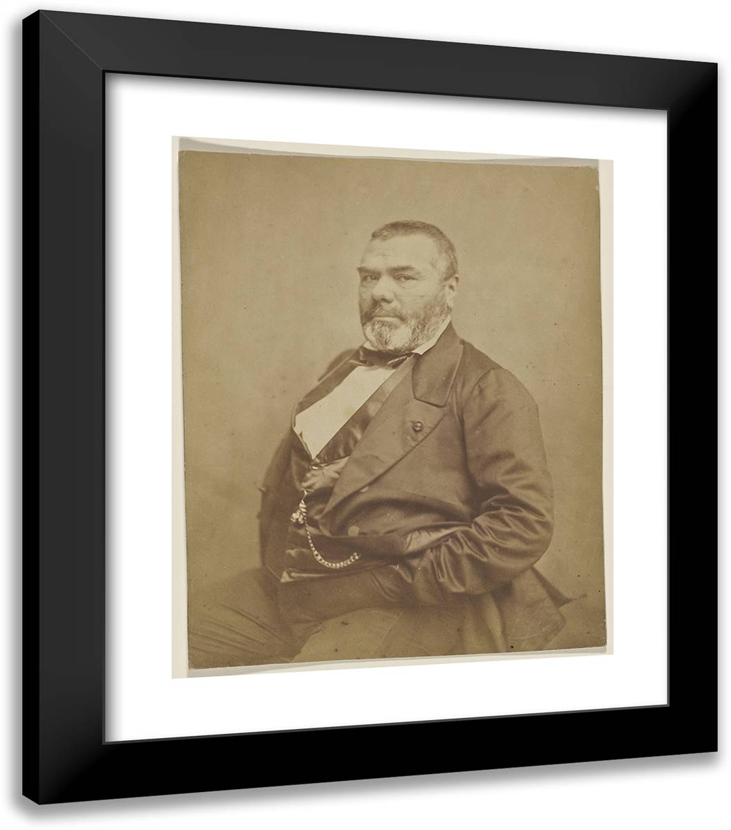 Jacques Cretineau-Joly 20x23 Black Modern Wood Framed Art Print Poster by Nadar, Gaspard