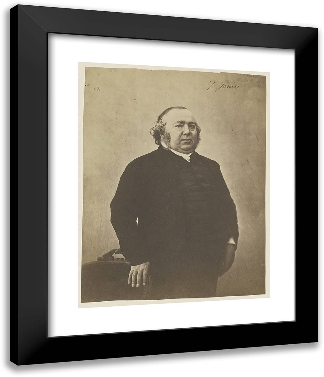 Jules Janin 20x24 Black Modern Wood Framed Art Print Poster by Nadar, Gaspard