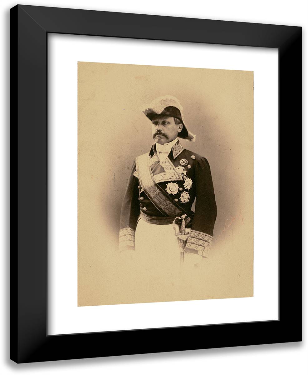 M(Arech)Al Serrano 19x24 Black Modern Wood Framed Art Print Poster by Nadar, Gaspard