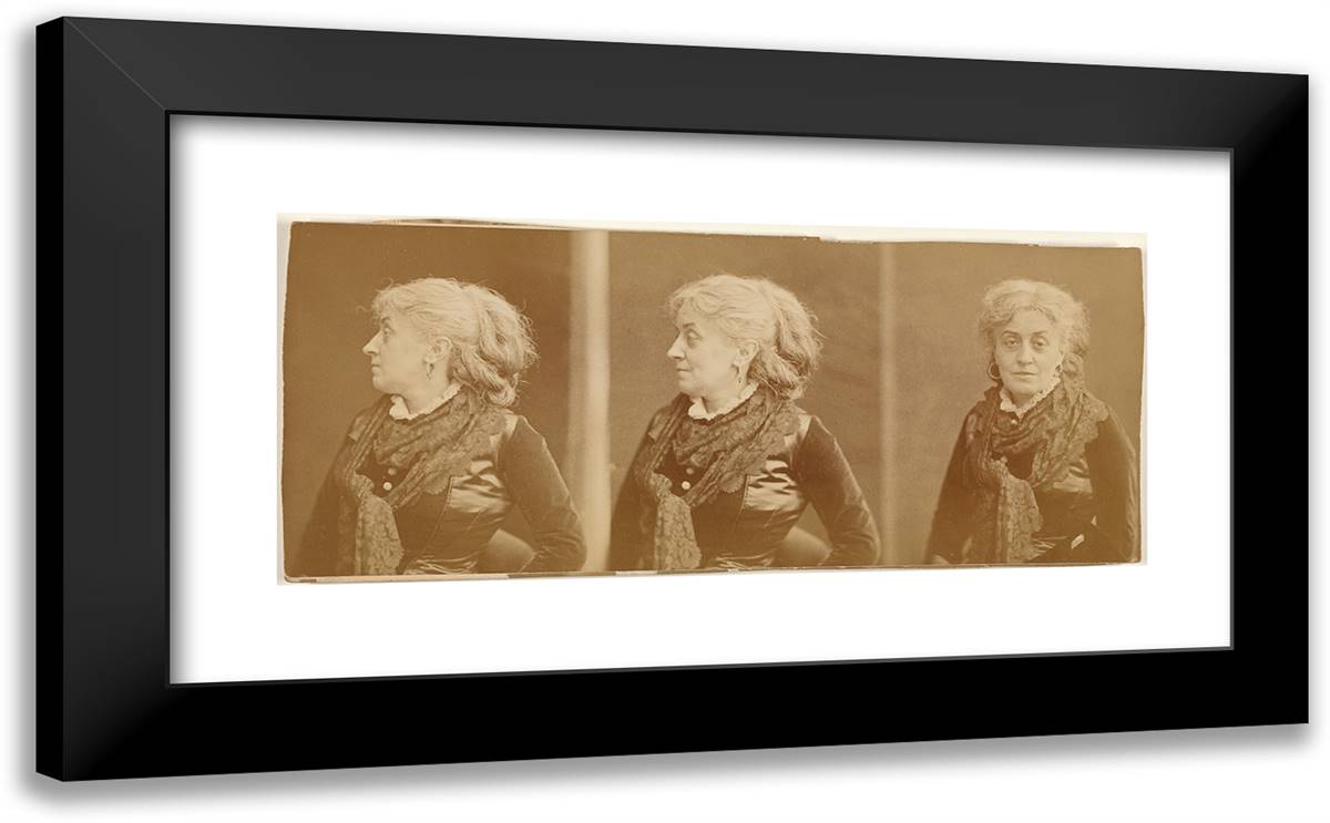 Mme Ernestine Nadar I 24x15 Black Modern Wood Framed Art Print Poster by Nadar, Gaspard