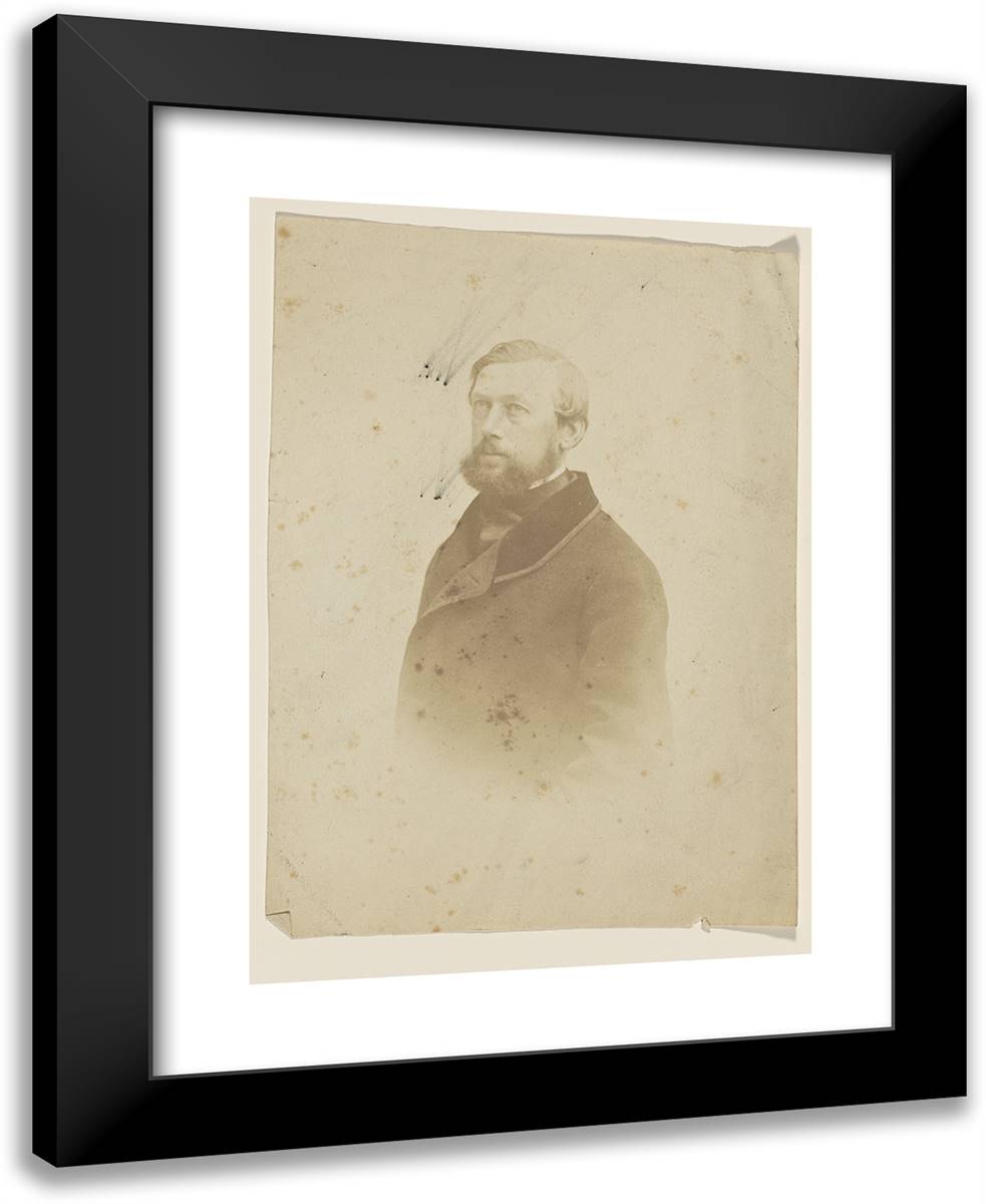 Mr. Delaporte 19x24 Black Modern Wood Framed Art Print Poster by Nadar, Gaspard