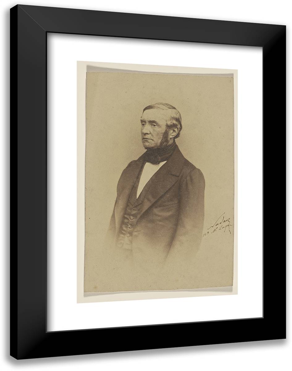 N. Lefebvre (Lefevre) 18x24 Black Modern Wood Framed Art Print Poster by Nadar, Gaspard