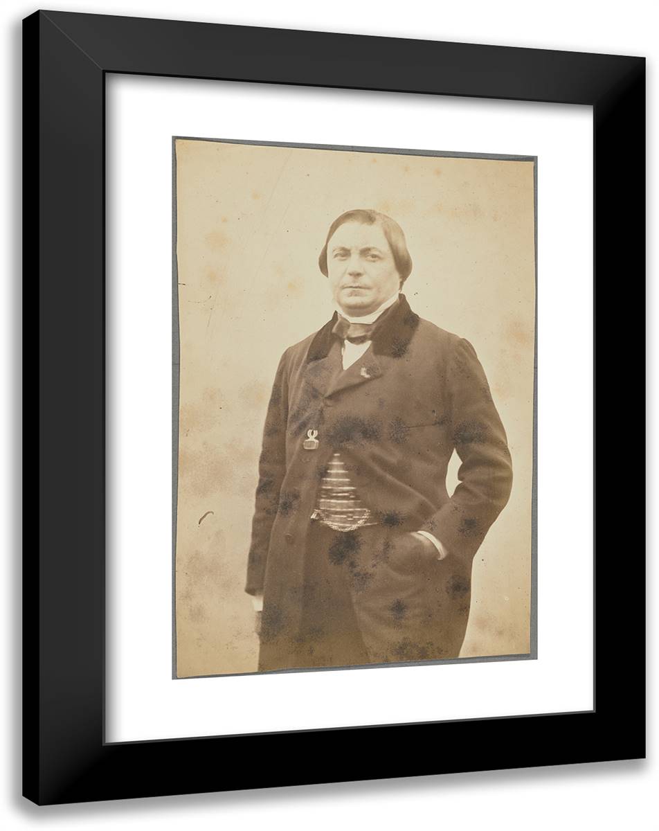 Nogent-Saint-Laurens, Avocat, Bonapartiste 18x24 Black Modern Wood Framed Art Print Poster by Nadar, Gaspard