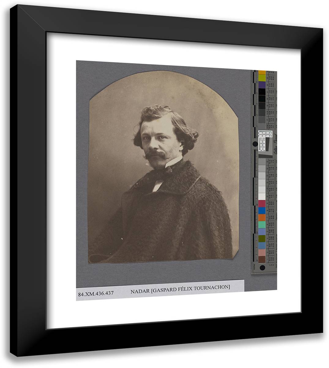 Ourtre 20x23 Black Modern Wood Framed Art Print Poster by Nadar, Gaspard