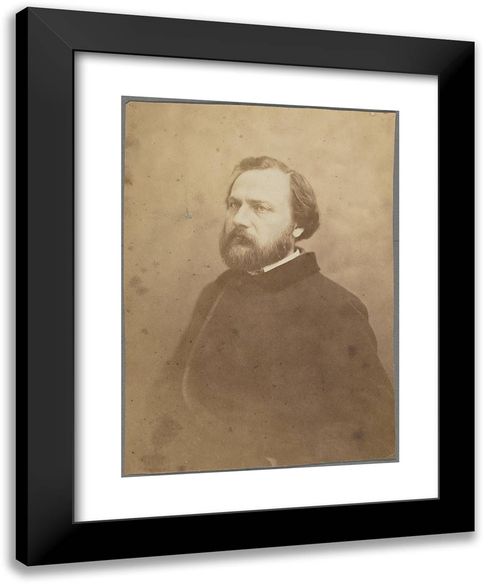 P(Ierre) Zaccone, Romancier 19x24 Black Modern Wood Framed Art Print Poster by Nadar, Gaspard