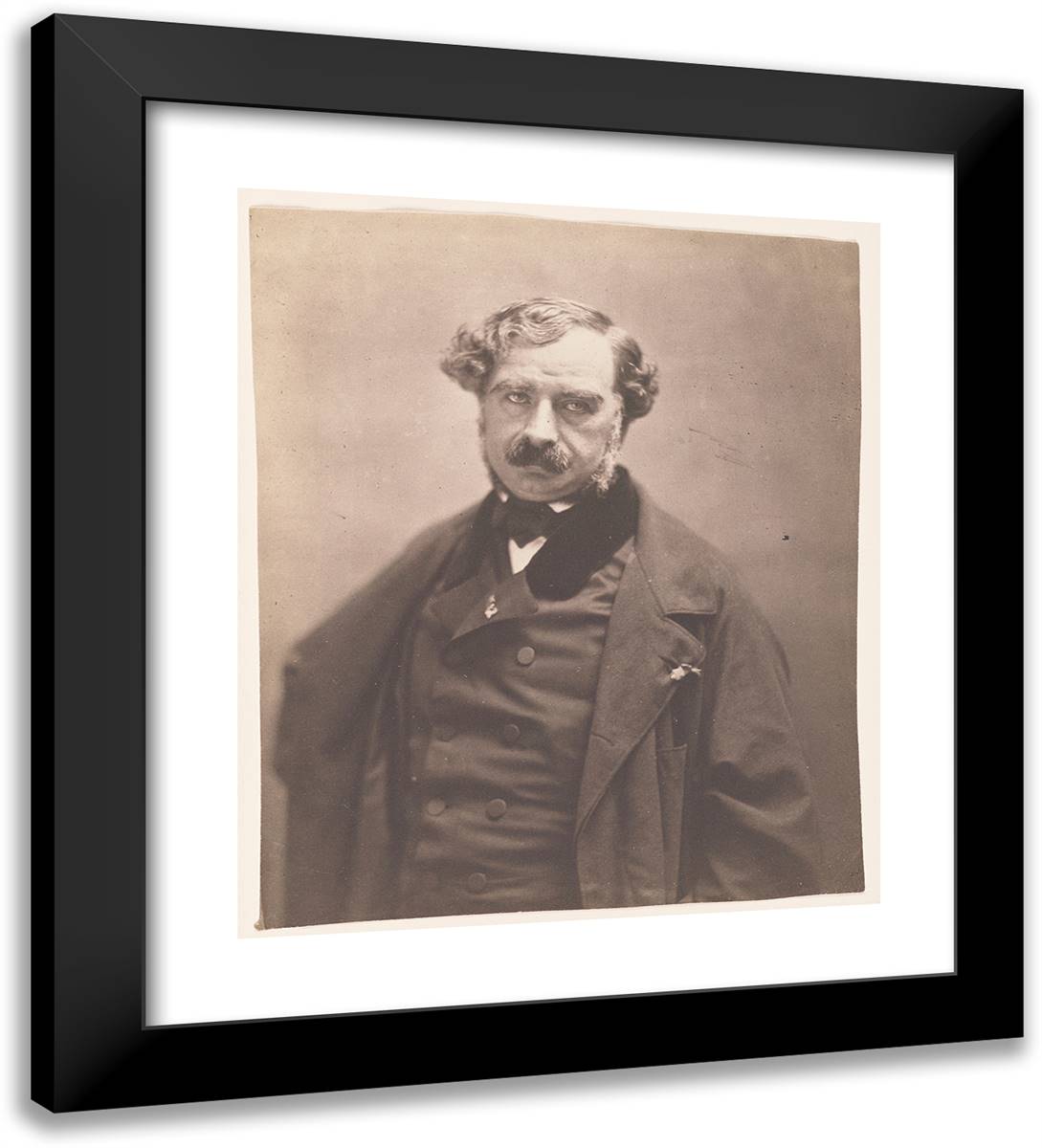 Perignon 20x22 Black Modern Wood Framed Art Print Poster by Nadar, Gaspard