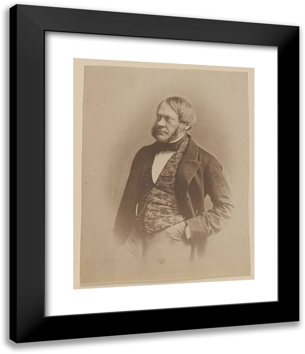 Perot 20x24 Black Modern Wood Framed Art Print Poster by Nadar, Gaspard