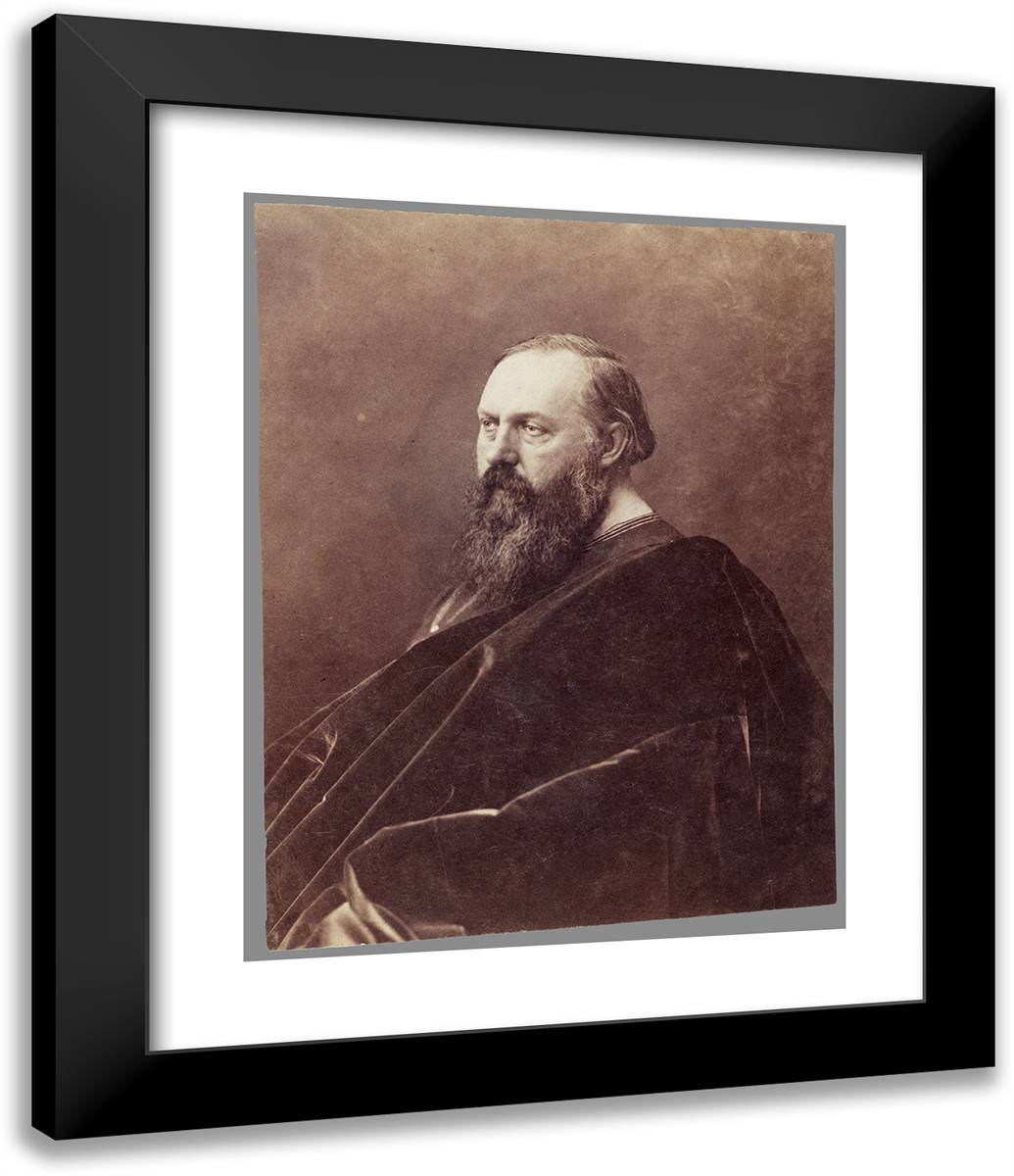 Prince De Syracuse, Frere De Roi Ferdinand 20x24 Black Modern Wood Framed Art Print Poster by Nadar, Gaspard