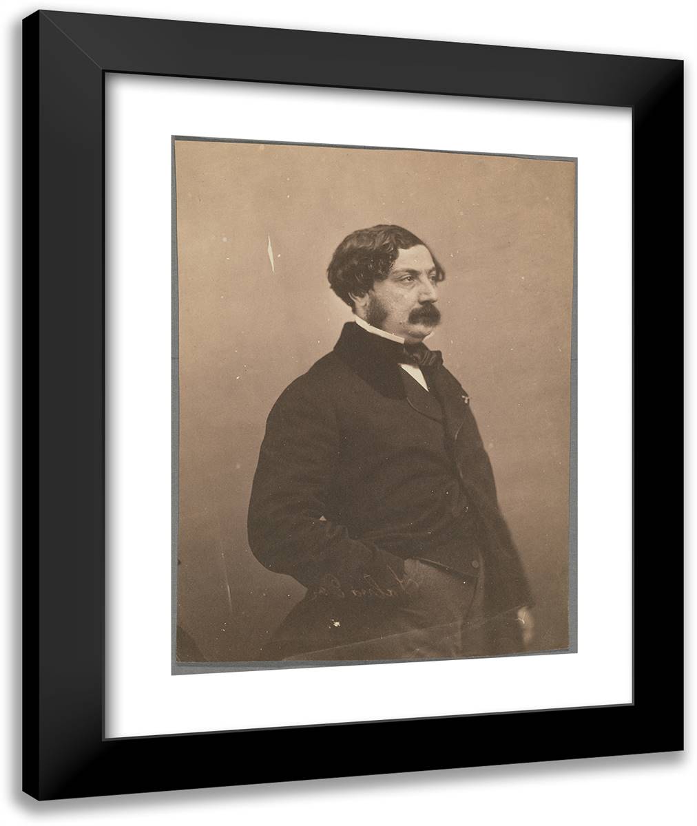 Salvador, Financier 20x24 Black Modern Wood Framed Art Print Poster by Nadar, Gaspard