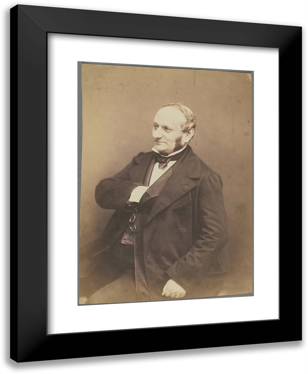 Wolowski I 19x24 Black Modern Wood Framed Art Print Poster by Nadar, Gaspard