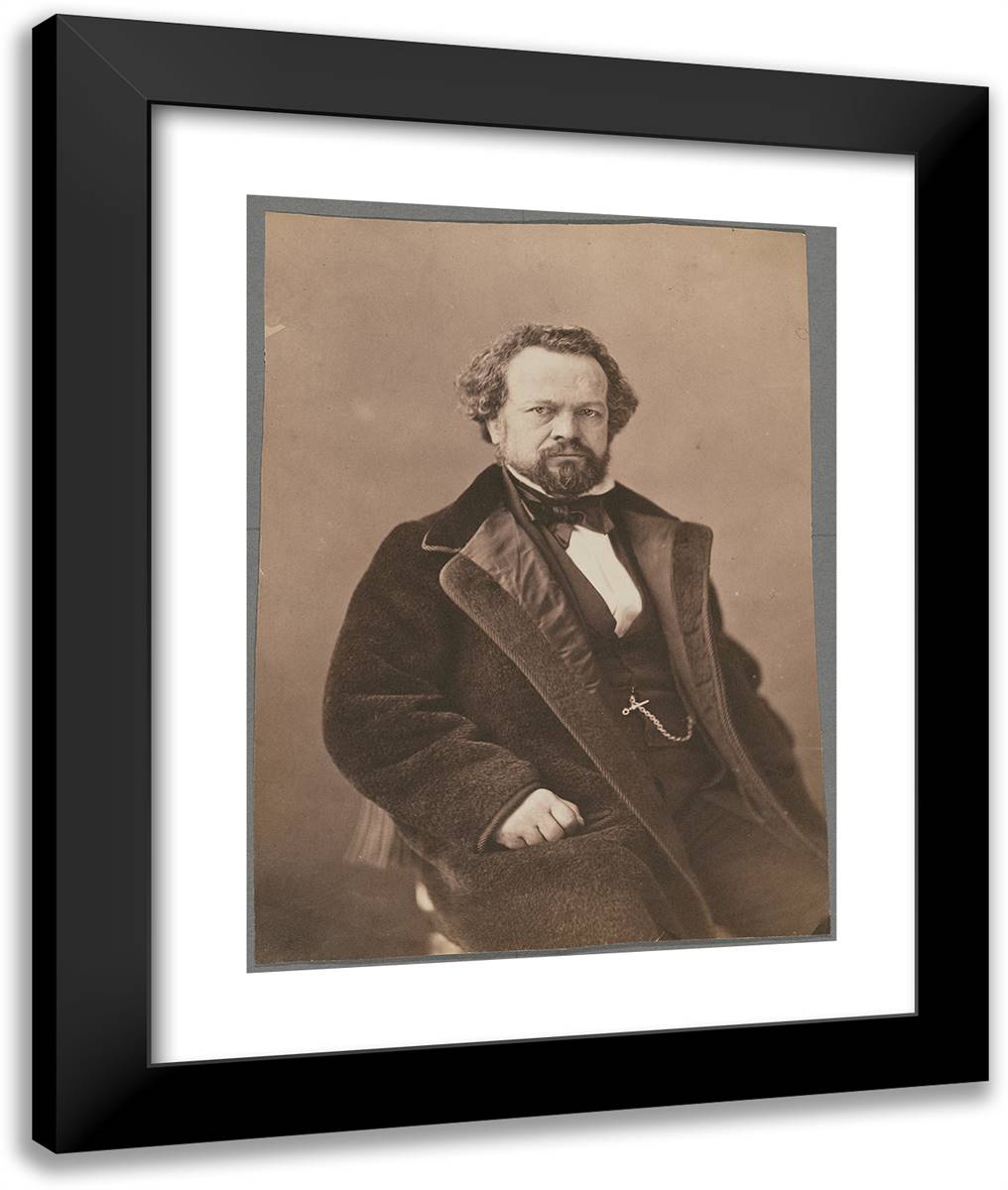 Zemond 20x24 Black Modern Wood Framed Art Print Poster by Nadar, Gaspard