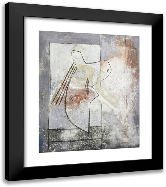 Figure 20x23 Black Modern Wood Framed Art Print Poster by Picasso, Pablo