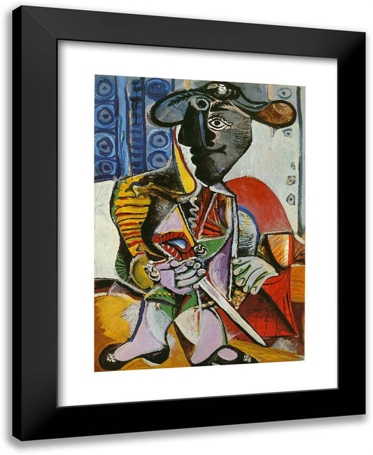 Matador 19x24 Black Modern Wood Framed Art Print Poster by Picasso, Pablo