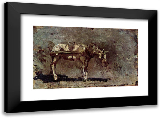 Mule 24x18 Black Modern Wood Framed Art Print Poster by Picasso, Pablo