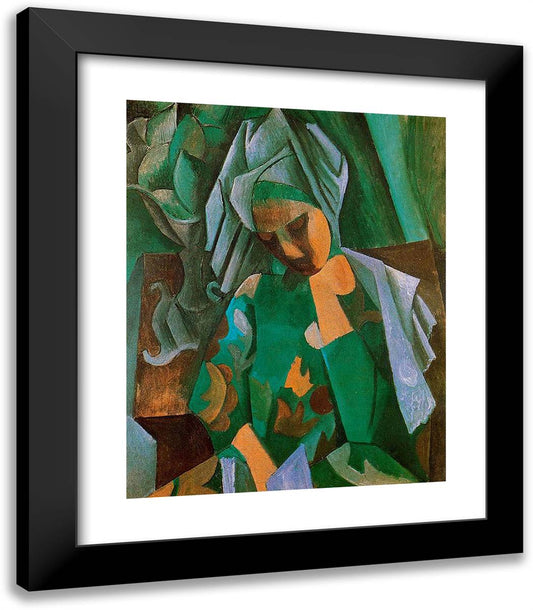 Queen Isabella 20x23 Black Modern Wood Framed Art Print Poster by Picasso, Pablo