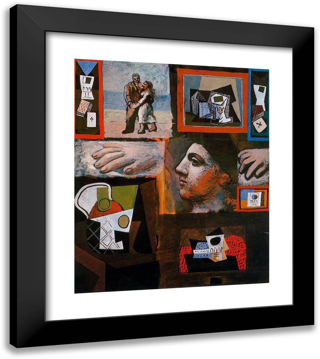 Studio 20x23 Black Modern Wood Framed Art Print Poster by Picasso, Pablo