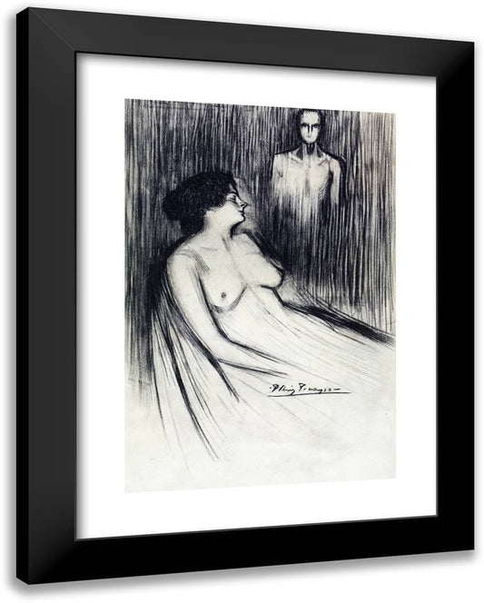 The Cries of VIrgins 19x24 Black Modern Wood Framed Art Print Poster by Picasso, Pablo