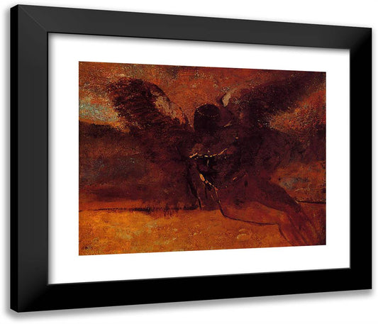 The Fall of Icarus 23x20 Black Modern Wood Framed Art Print Poster by Picasso, Pablo