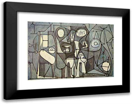 The Kitchen 24x19 Black Modern Wood Framed Art Print Poster by Picasso, Pablo