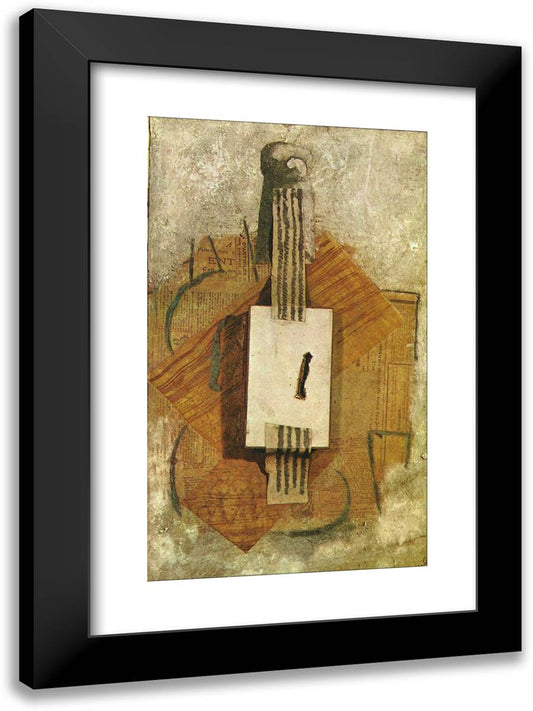 Violin 17x24 Black Modern Wood Framed Art Print Poster by Picasso, Pablo