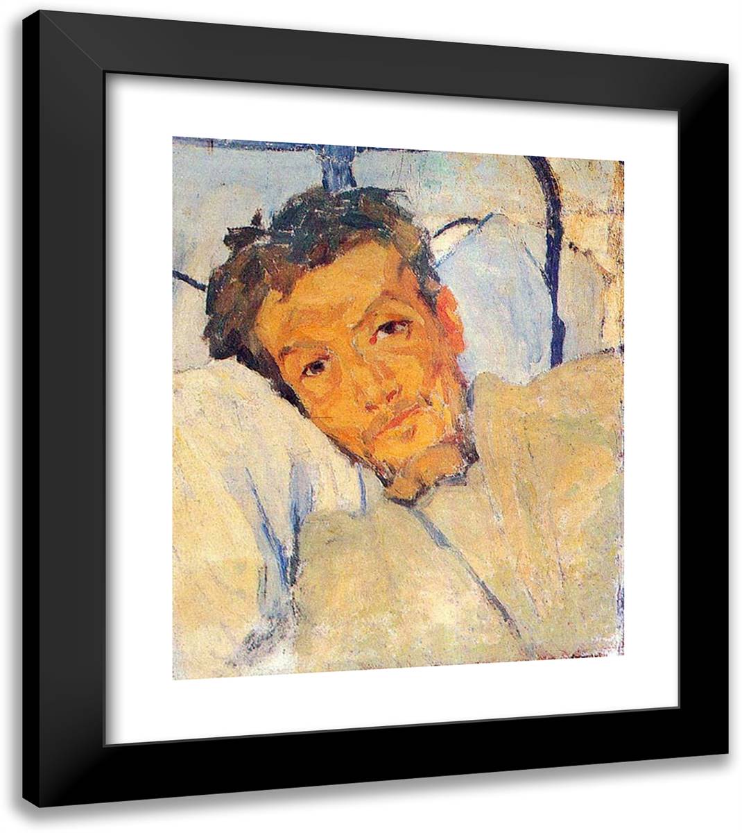 Stratis Doukas  20x23 Black Modern Wood Framed Art Print Poster by Papaloukas, Spyros