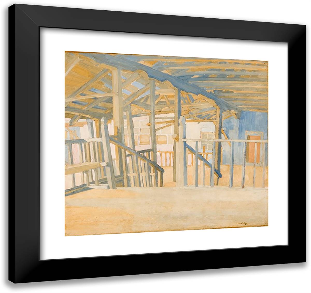 View 21x20 Black Modern Wood Framed Art Print Poster by Papaloukas, Spyros