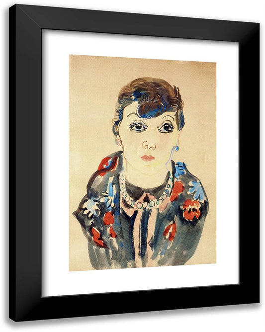 Marie Max 18x24 Black Modern Wood Framed Art Print Poster by Dufy, Raoul