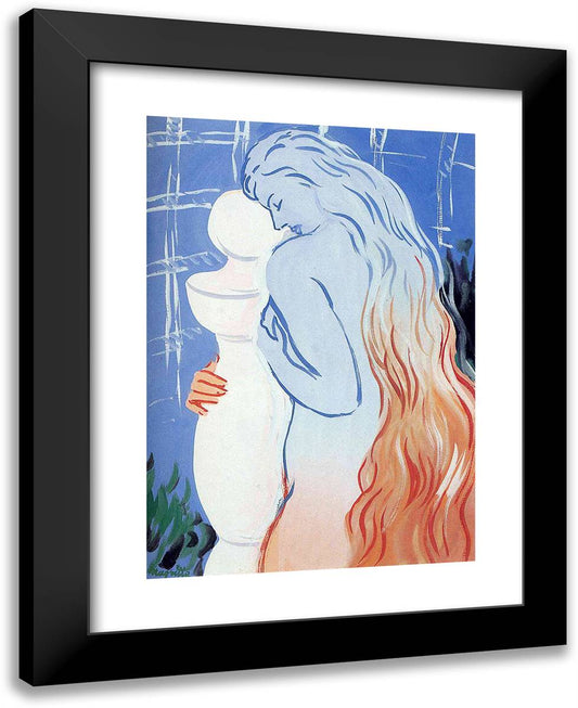 Depths of Pleasure 19x24 Black Modern Wood Framed Art Print Poster by Magritte, Rene