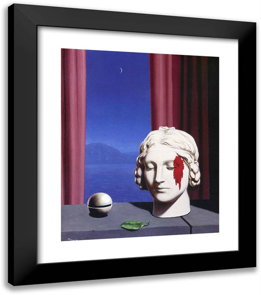 Memory 20x23 Black Modern Wood Framed Art Print Poster by Magritte, Rene