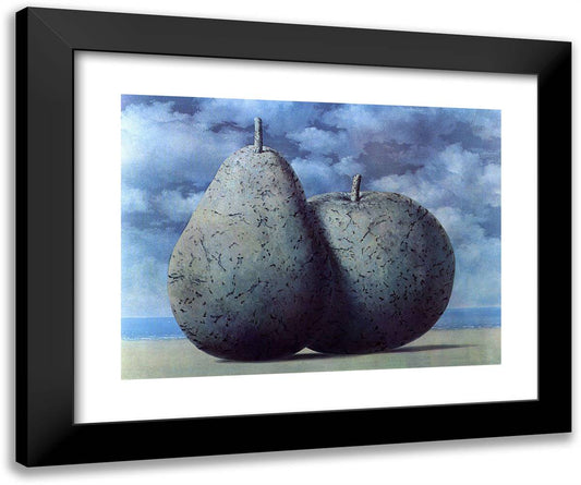 Memory of a Voyage 24x20 Black Modern Wood Framed Art Print Poster by Magritte, Rene