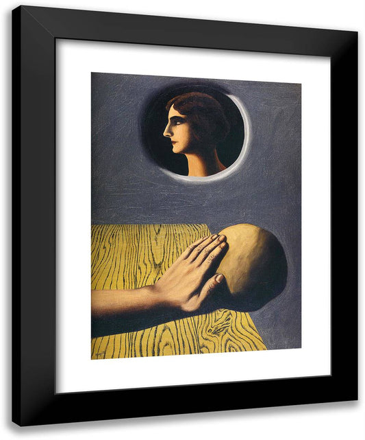 The Beneficial Promise 19x24 Black Modern Wood Framed Art Print Poster by Magritte, Rene