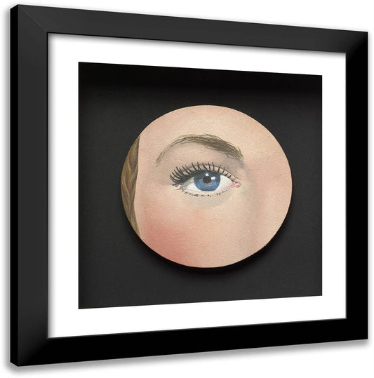 The Eye 20x20 Black Modern Wood Framed Art Print Poster by Magritte, Rene