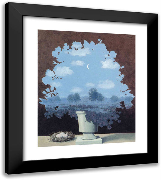 The Land of Miracles 20x23 Black Modern Wood Framed Art Print Poster by Magritte, Rene