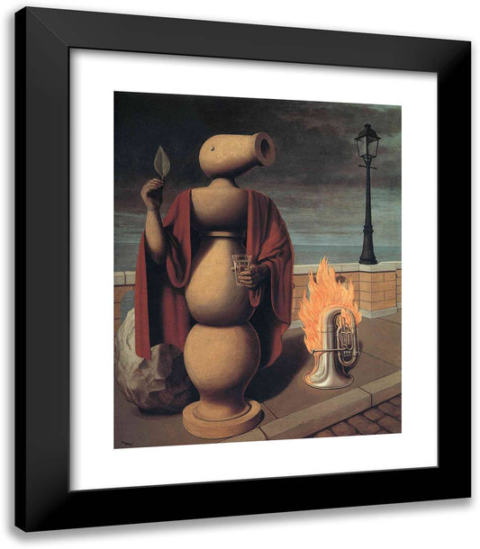 The Rights of Man 20x23 Black Modern Wood Framed Art Print Poster by Magritte, Rene