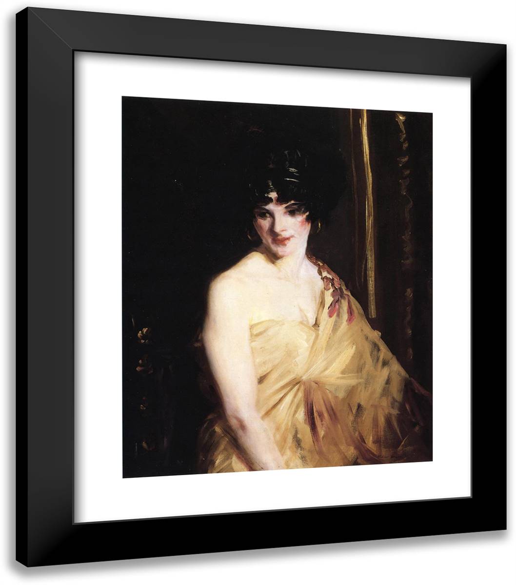 Betalo (The Dancer)  20x23 Black Modern Wood Framed Art Print Poster by Henri, Robert