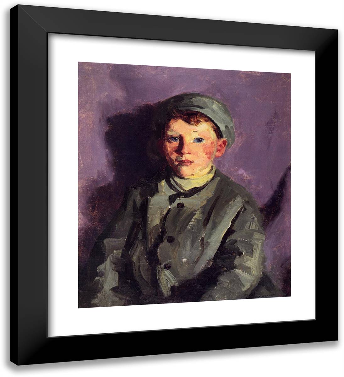 Bucko O'Malley (Charles)  20x22 Black Modern Wood Framed Art Print Poster by Henri, Robert