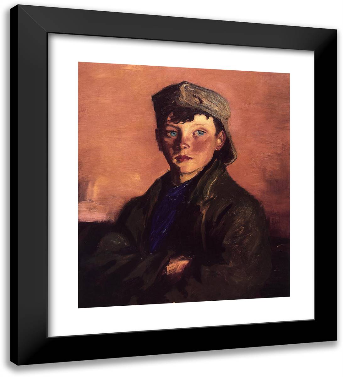 Charles O'Malley  20x22 Black Modern Wood Framed Art Print Poster by Henri, Robert