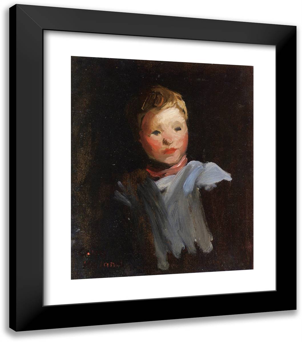 Cori  20x23 Black Modern Wood Framed Art Print Poster by Henri, Robert