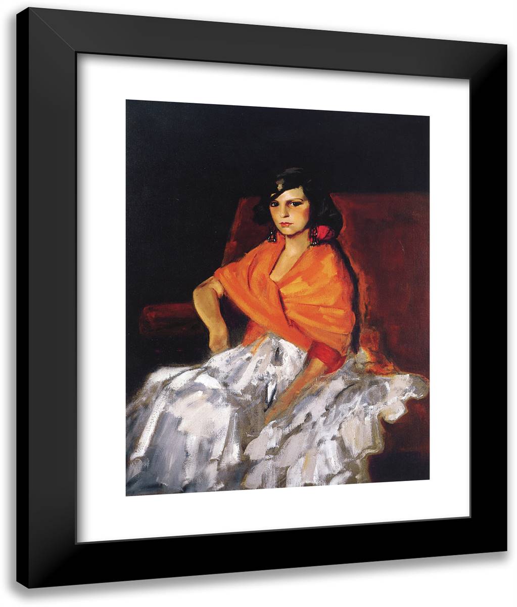 Dorita  20x24 Black Modern Wood Framed Art Print Poster by Henri, Robert