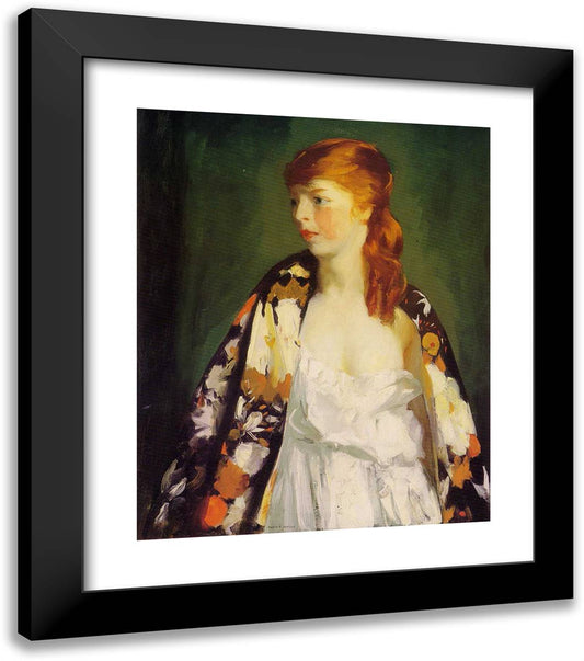 Edna  20x23 Black Modern Wood Framed Art Print Poster by Henri, Robert