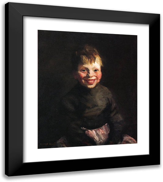Fisherman's Daughter  20x23 Black Modern Wood Framed Art Print Poster by Henri, Robert
