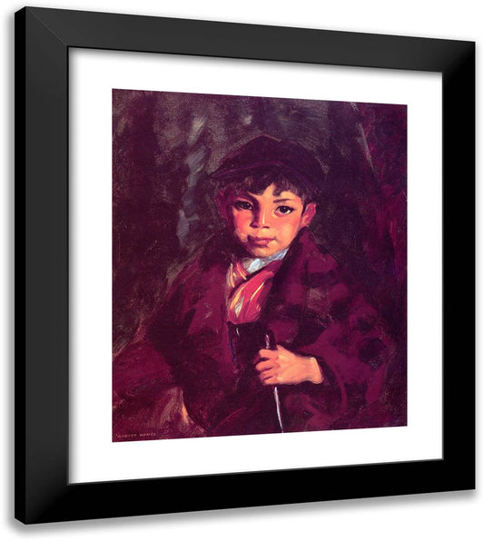 Francisco 20x23 Black Modern Wood Framed Art Print Poster by Henri, Robert