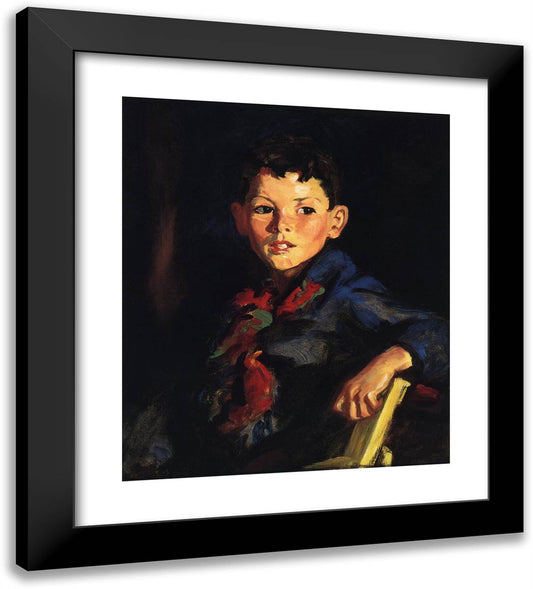 Irish Boy (Thomas Cafferty) 20x22 Black Modern Wood Framed Art Print Poster by Henri, Robert
