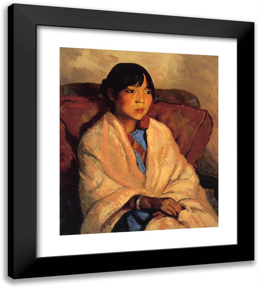Julianita  20x22 Black Modern Wood Framed Art Print Poster by Henri, Robert