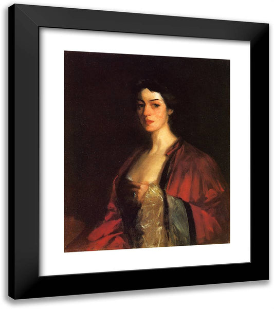 Katherine Cecil Sanford 20x23 Black Modern Wood Framed Art Print Poster by Henri, Robert