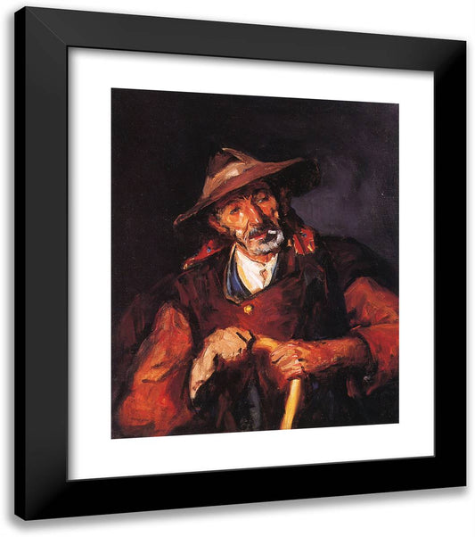La Jartigo 20x23 Black Modern Wood Framed Art Print Poster by Henri, Robert