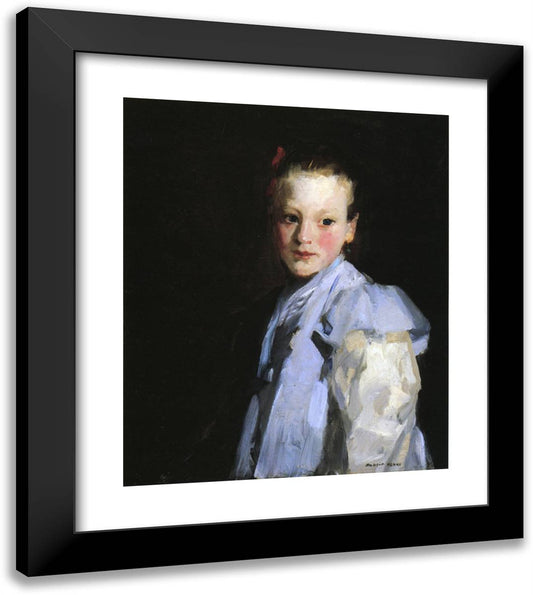 Martche 20x23 Black Modern Wood Framed Art Print Poster by Henri, Robert