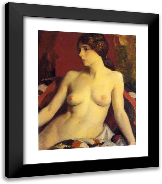 Mata Moana 20x23 Black Modern Wood Framed Art Print Poster by Henri, Robert