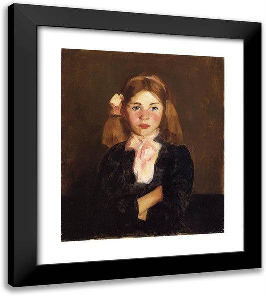 Nora  20x22 Black Modern Wood Framed Art Print Poster by Henri, Robert