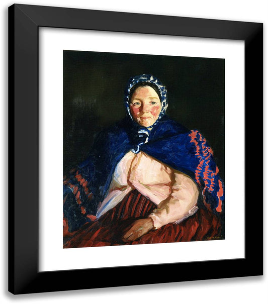 Old Johnnie's Wife  20x23 Black Modern Wood Framed Art Print Poster by Henri, Robert